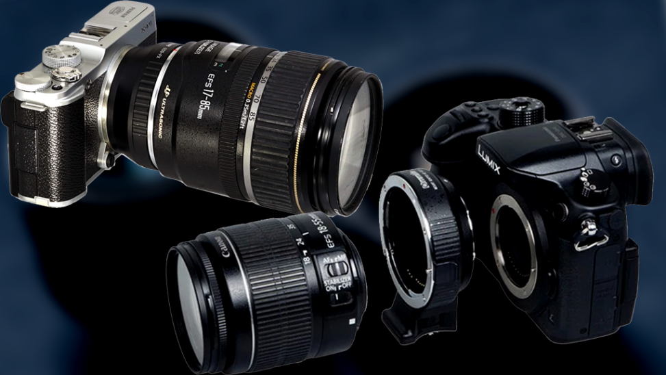 Lens adapter mount EF-M